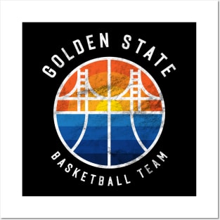 Golden State Bridge, Warriors Oakland fan gift Posters and Art